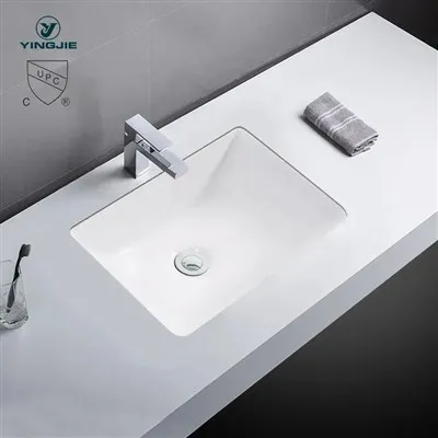 CUPC Fabrikası Alttan Montajlı Banyo Lavabosu